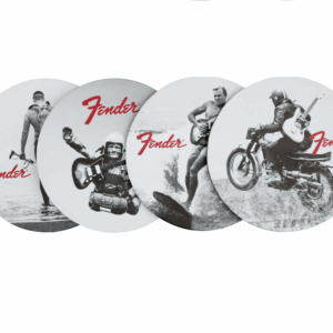 Alternative view of Dessous de verre FENDER® Vintage Ads set de 4