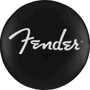 Alternative view of Barstool Fender®   Spaghetti Logo Pick Pouch Barstool, Black and  chrome 24"