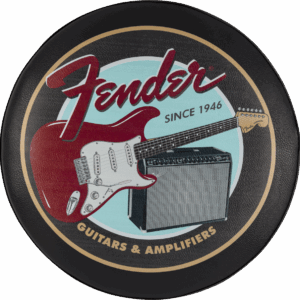 Alternative view of Barstool Fender® Guitars & Amps Pick Pouch Barstool, Black 24"