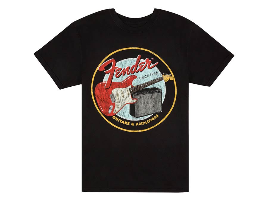 T-shirt Fender 1946 guitars & amplifiers L