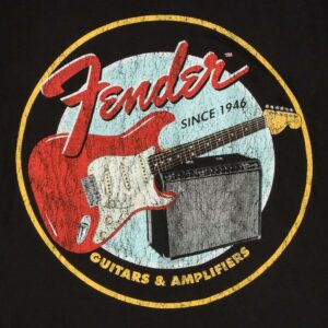 Alternative view of T-shirt Fender 1946 guitars & amplifiers  L