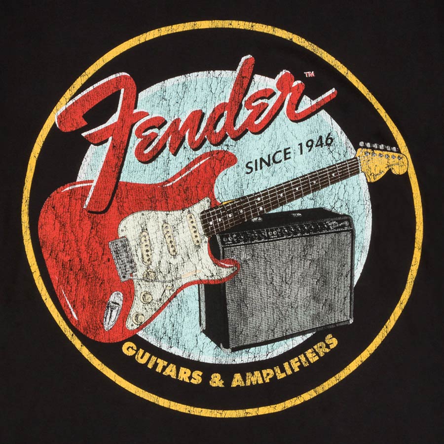 T-shirt Fender 1946 guitars & amplifiers L – Image 2