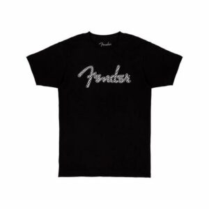 T-Shirt Fender spaghetti wavy checker logo Taille XL