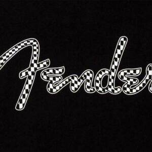 Alternative view of T-Shirt Fender  spaghetti wavy checker logo Taille XL