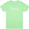 T-Shirt Fender Spaghetti Logo Surf Green - M