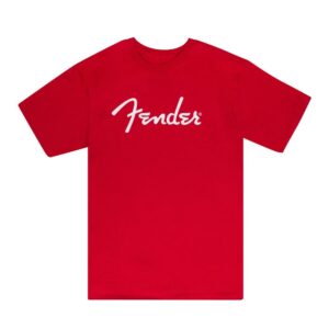T-shirt FENDER® SPAGHETTI LOGO , DAKOTA ROUGE / XL