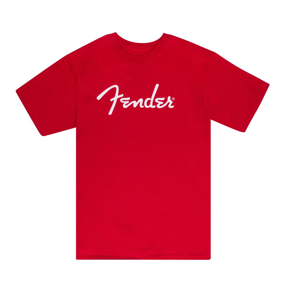 T-shirt FENDER® SPAGHETTI LOGO , DAKOTA ROUGE / XL