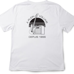 T-shirt HI-Watt Blanc Logo Classic Noir Taille L