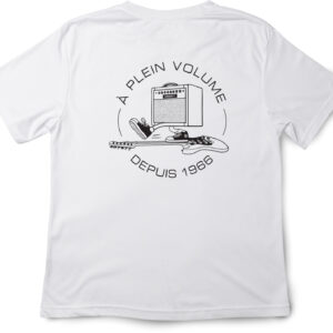 T-shirt HI-Watt Blanc Logo Classic Noir Taille  XL