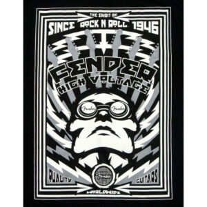 Alternative view of T-Shirt Fender High Voltage , Black /L